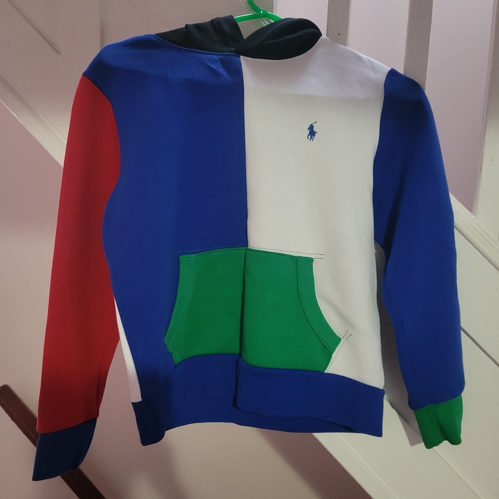 EUC Polo by Ralph Lauren Boys Colorblock Hoodie